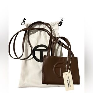 NEW Telfar Chocolate Brown Small Shopping Tote